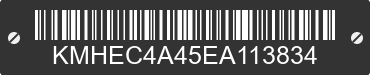 2014 HYUNDAI Sonata KMHEC4A45EA113834 VIN decoded