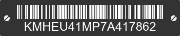 2007 HYUNDAI Sonata KMHEU41MP7A417862 VIN decoded