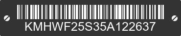 2005 HYUNDAI Sonata KMHWF25S35A122637 VIN decoded