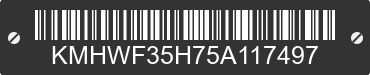 2005 HYUNDAI Sonata KMHWF35H75A117497 VIN decoded