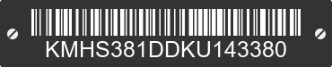1989 HYUNDAI Stellar KMHS381DDKU143380 VIN decoded