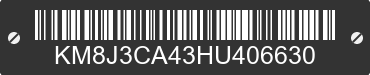 2017 HYUNDAI Tucson KM8J3CA43HU406630 VIN decoded