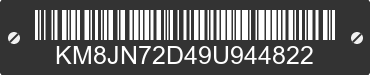 2009 HYUNDAI Tucson KM8JN72D49U944822 VIN decoded