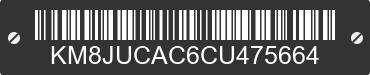 2012 HYUNDAI Tucson KM8JUCAC6CU475664 VIN decoded