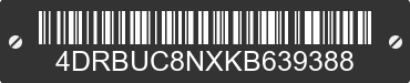 2019 IC BUS PB105 4DRBUC8NXKB639388 VIN decoded