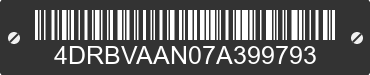 2007 IC BUS PB205 4DRBVAAN07A399793 VIN decoded