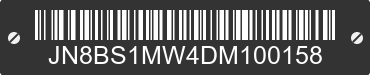 2013 INFINITI FX50 JN8BS1MW4DM100158 VIN decoded