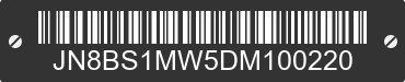 2013 INFINITI FX50 JN8BS1MW5DM100220 VIN decoded