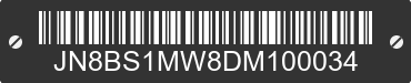 2013 INFINITI FX50 JN8BS1MW8DM100034 VIN decoded