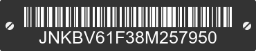 2008 INFINITI G35 JNKBV61F38M257950 VIN decoded