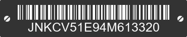 2004 INFINITI G35 JNKCV51E94M613320 VIN decoded
