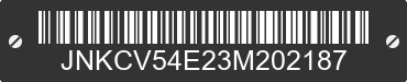 2003 INFINITI G35 JNKCV54E23M202187 VIN decoded
