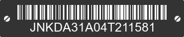 2004 INFINITI I35 JNKDA31A04T211581 VIN decoded