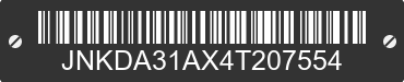 2004 INFINITI I35 JNKDA31AX4T207554 VIN decoded