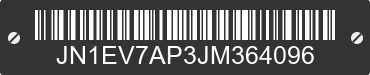 2018 INFINITI Q50 JN1EV7AP3JM364096 VIN decoded