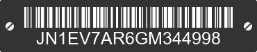 2016 INFINITI Q50 JN1EV7AR6GM344998 VIN decoded