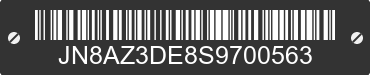 2025 INFINITI QX80 JN8AZ3DE8S9700563 VIN decoded