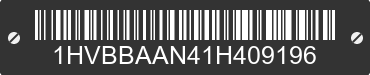 2001 INTERNATIONAL 3800 1HVBBAAN41H409196 VIN decoded