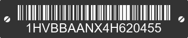 2004 INTERNATIONAL 3800 1HVBBAANX4H620455 VIN decoded