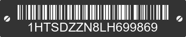 1990 INTERNATIONAL 4900 1HTSDZZN8LH699869 VIN decoded