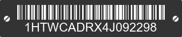 2004 INTERNATIONAL 7400 1HTWCADRX4J092298 VIN decoded