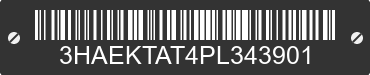 2023 INTERNATIONAL HV607 3HAEKTAT4PL343901 VIN decoded