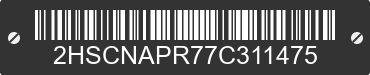 2007 INTERNATIONAL L9427 2HSCNAPR77C311475 VIN decoded