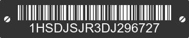 2013 INTERNATIONAL LF687 1HSDJSJR3DJ296727 VIN decoded