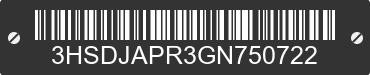 2016 INTERNATIONAL LF687 3HSDJAPR3GN750722 VIN decoded