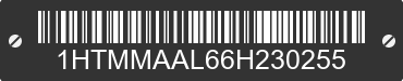 2006 INTERNATIONAL MA025 1HTMMAAL66H230255 VIN decoded