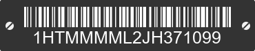 2018 INTERNATIONAL MA025 1HTMMMML2JH371099 VIN decoded