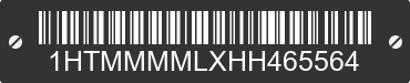 2017 INTERNATIONAL MA025 1HTMMMMLXHH465564 VIN decoded