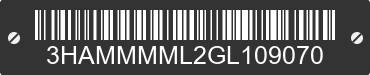 2016 INTERNATIONAL MA025 3HAMMMML2GL109070 VIN decoded