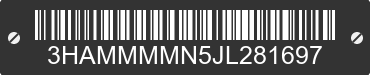 2018 INTERNATIONAL MA025 3HAMMMMN5JL281697 VIN decoded