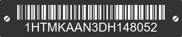 2013 INTERNATIONAL MA035 1HTMKAAN3DH148052 VIN decoded