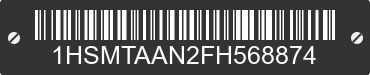 2015 INTERNATIONAL MA045 1HSMTAAN2FH568874 VIN decoded