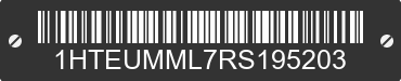 2024 INTERNATIONAL MV607 1HTEUMML7RS195203 VIN decoded