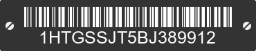2011 INTERNATIONAL SF667 1HTGSSJT5BJ389912 VIN decoded