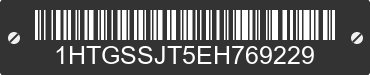 2014 INTERNATIONAL SF667 1HTGSSJT5EH769229 VIN decoded