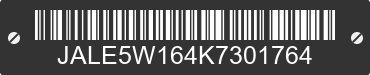 2019 ISUZU NRR JALE5W164K7301764 VIN decoded