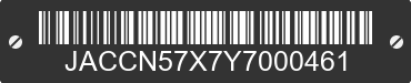 2000 ISUZU VehiCross JACCN57X7Y7000461 VIN decoded