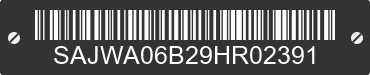 2009 JAGUAR XF SAJWA06B29HR02391 VIN decoded