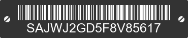 2015 JAGUAR XJ SAJWJ2GD5F8V85617 VIN decoded