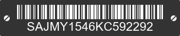 1989 JAGUAR XJ6 SAJMY1546KC592292 VIN decoded