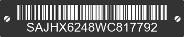 1998 JAGUAR XJ8 SAJHX6248WC817792 VIN decoded