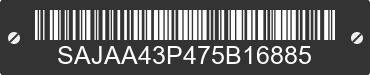 2007 JAGUAR XK SAJAA43P475B16885 VIN decoded