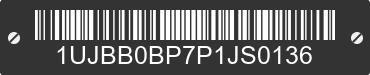 2023 JAY FEATHER 24BH 1UJBB0BP7P1JS0136 VIN decoded