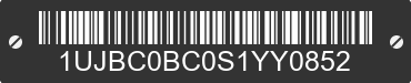 2025 JAY FLIGHT 261 BHS 1UJBC0BC0S1YY0852 VIN decoded
