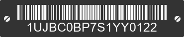 2025 JAY FLIGHT 261 BHS 1UJBC0BP7S1YY0122 VIN decoded