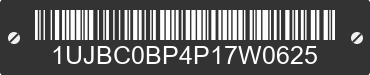 2023 JAY FLIGHT 267BHS 1UJBC0BP4P17W0625 VIN decoded